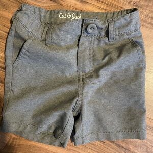 Cat & Jack Gray Casual Shorts Lightweight Cotton Blend